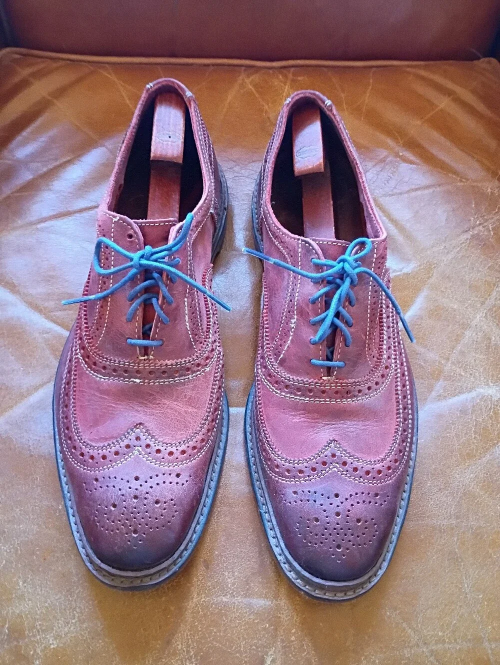 Allen Edmonds Neumok Wingtip Oxford 13 D Red